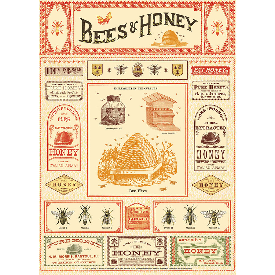 Bees and Honey Poster