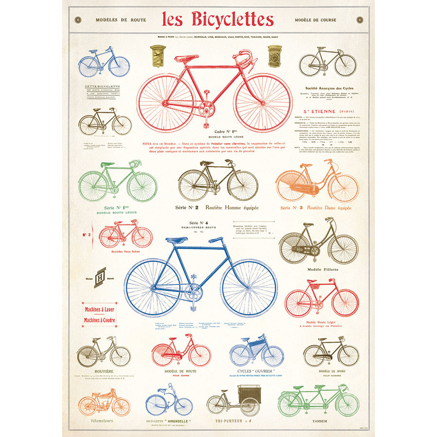 Les Bicyclettes Poster