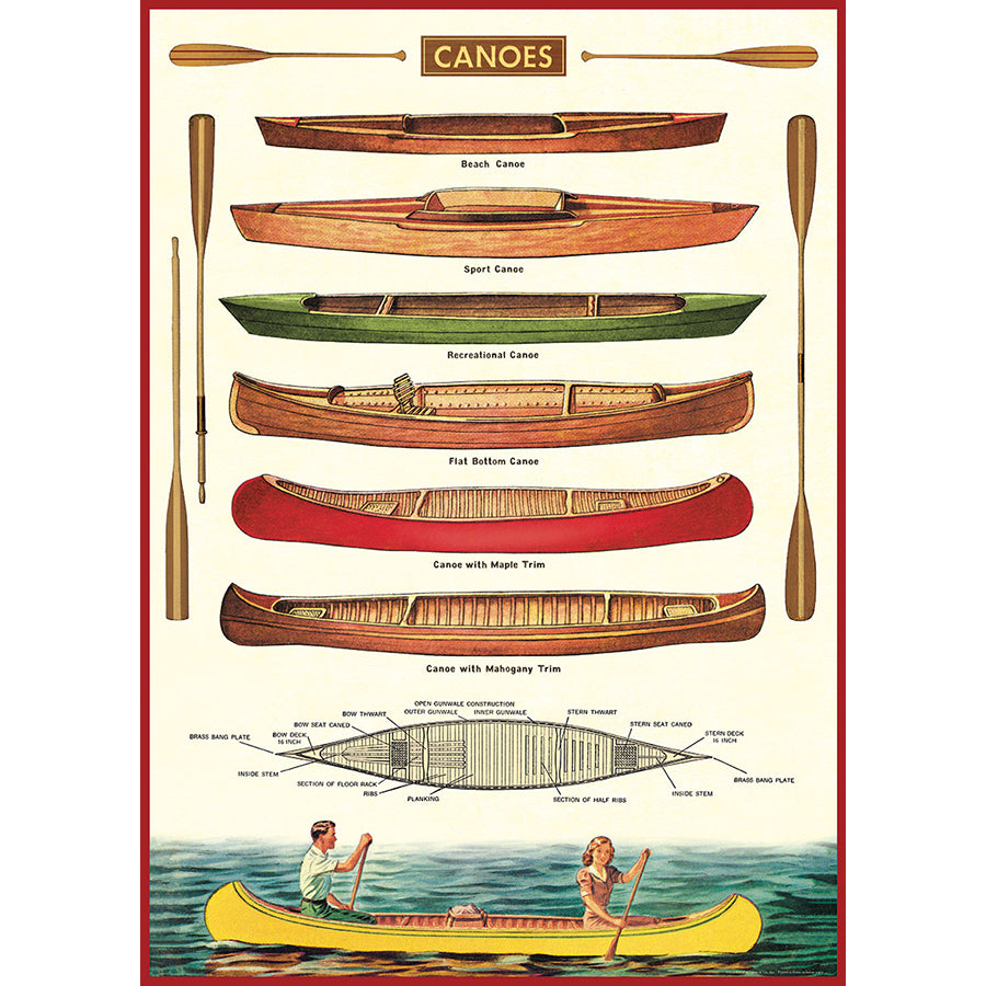 Canoes Poster