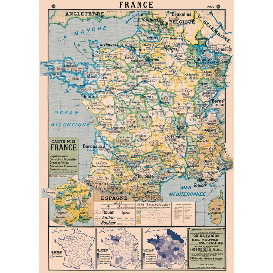 Map of France Poster