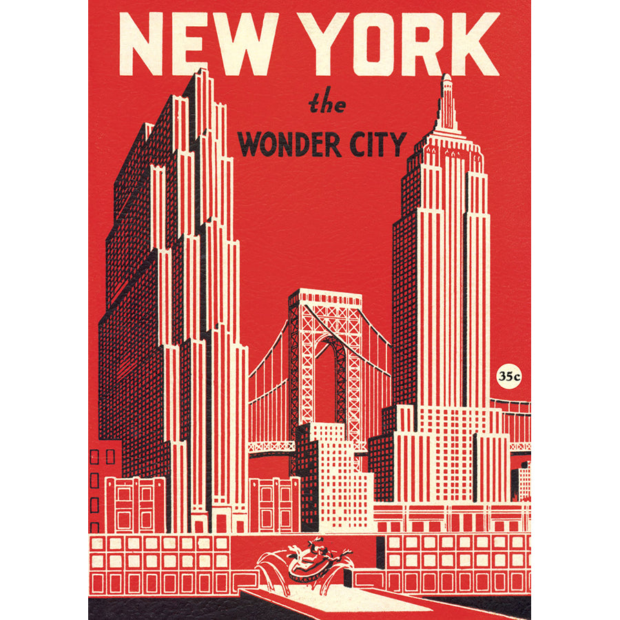 New York the Wonder City Poster