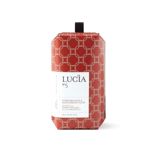 Lucia Soap No. 5 Pomegranate and Redcurrant