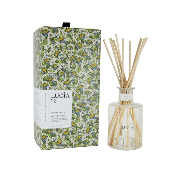 Lucia Reed Diffuser No. 2 Laurel Leaf and Olive