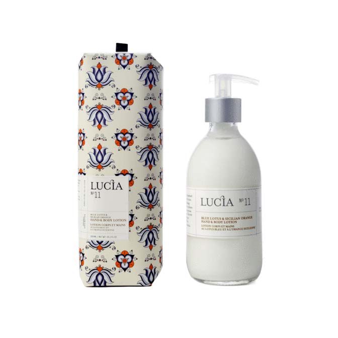 Lucia Lotion Hand and Body No. 11 Blue Lotus and Sicilian Orange