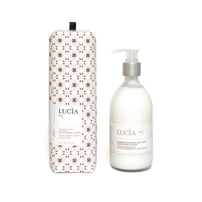 Lucia Lotion Hand and Body No. 1 Linseed Flower and Goat Milk