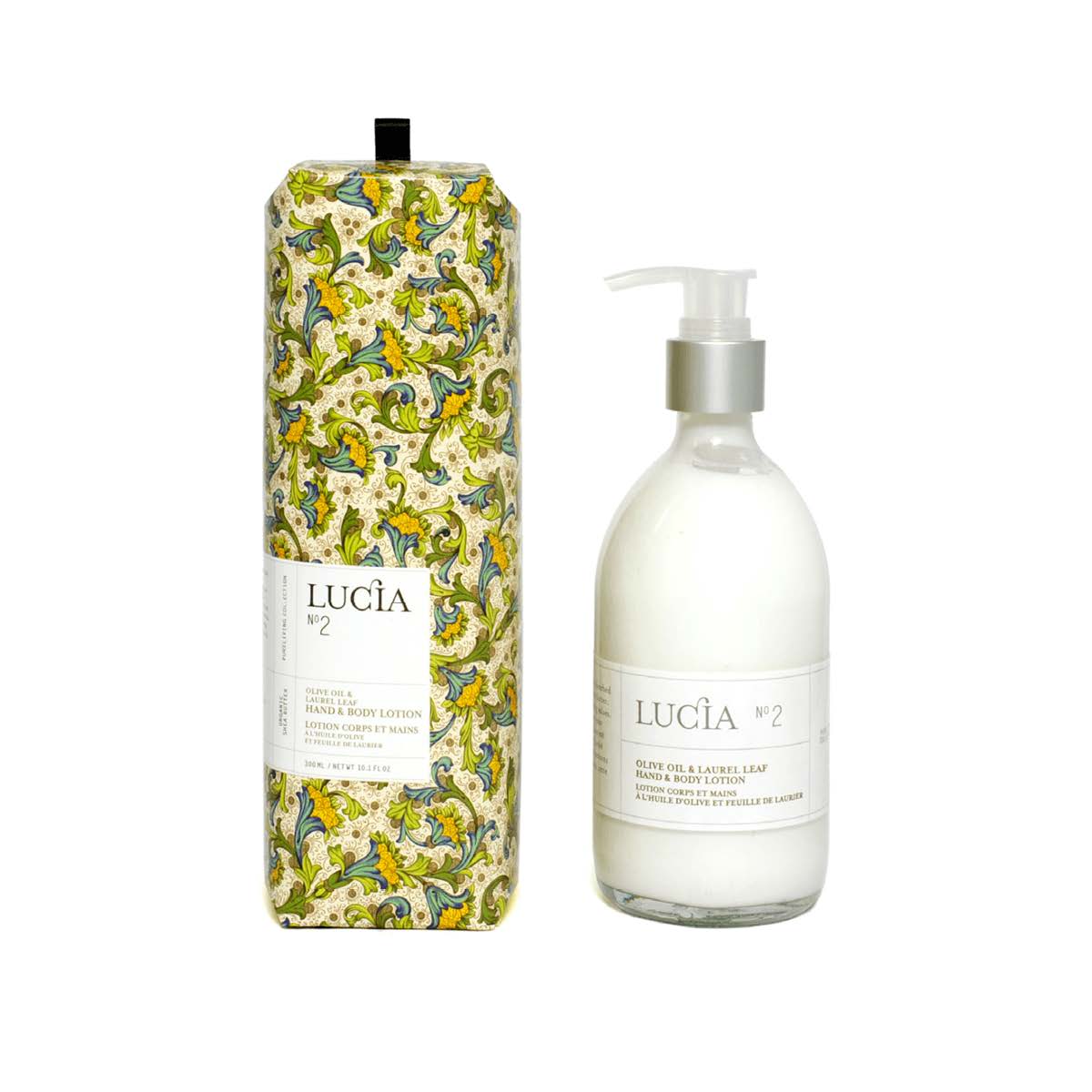 Lucia Lotion Hand and Body No. 2 Olive Oil and Laurel Leaf