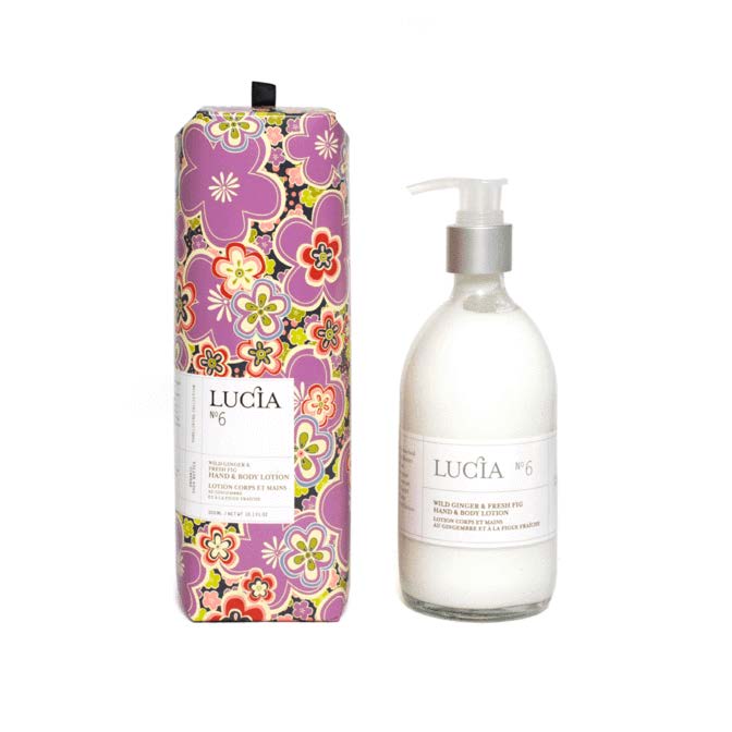 Lucia Lotion Hand and Body No. 6 Wild Ginger and Fresh Fig