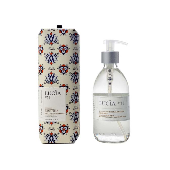 Lucia Hand Soap No. 11 Blue Lotus and Sicilian Orange