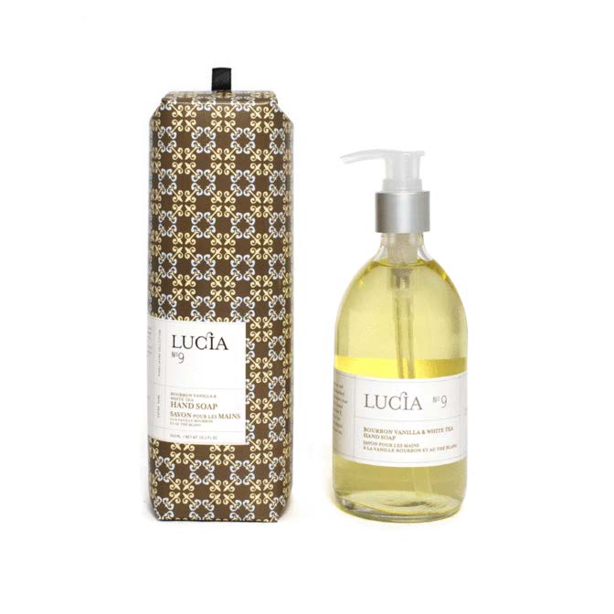 Lucia Hand Soap No. 9 Bourbon Vanilla and White Tea