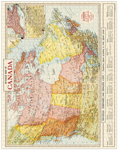 Map of Canada 1000-Piece Puzzle