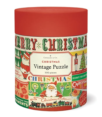 Vintage Christmas 500-Piece Puzzle