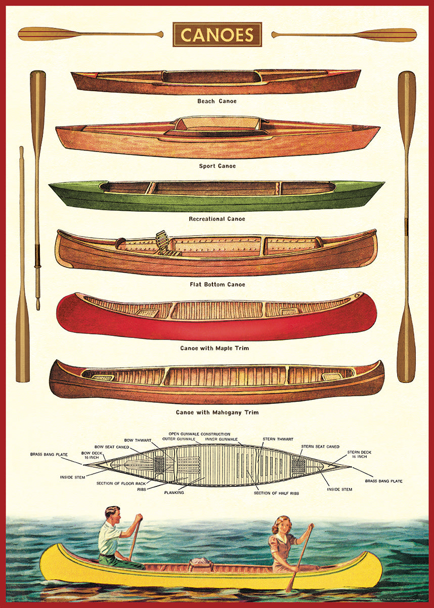 Canoes Poster