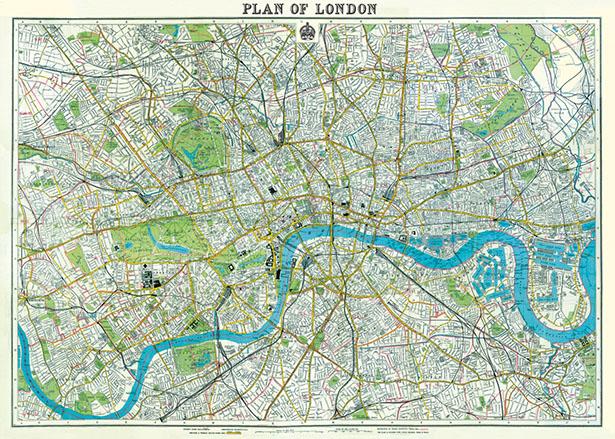 Map of London Poster