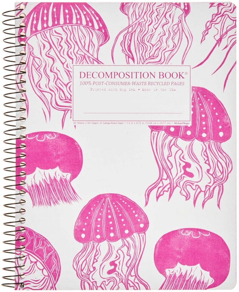 Decomposition Spiral Notebook - Jellyfish